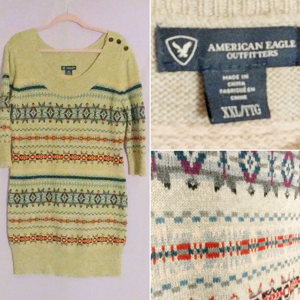XXL American Eagle Sweater Dress / Tunic